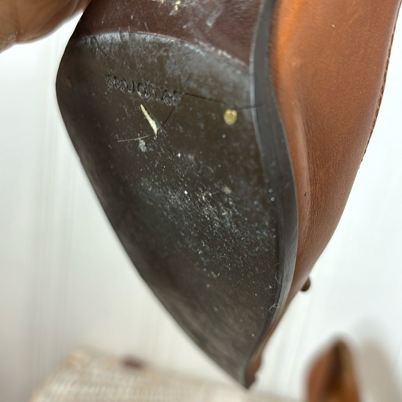 Tan coloured SERGIO ROSSI shoes - Picture 7 of 9